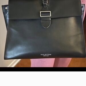 Halston Heritage Black Brief/Tote